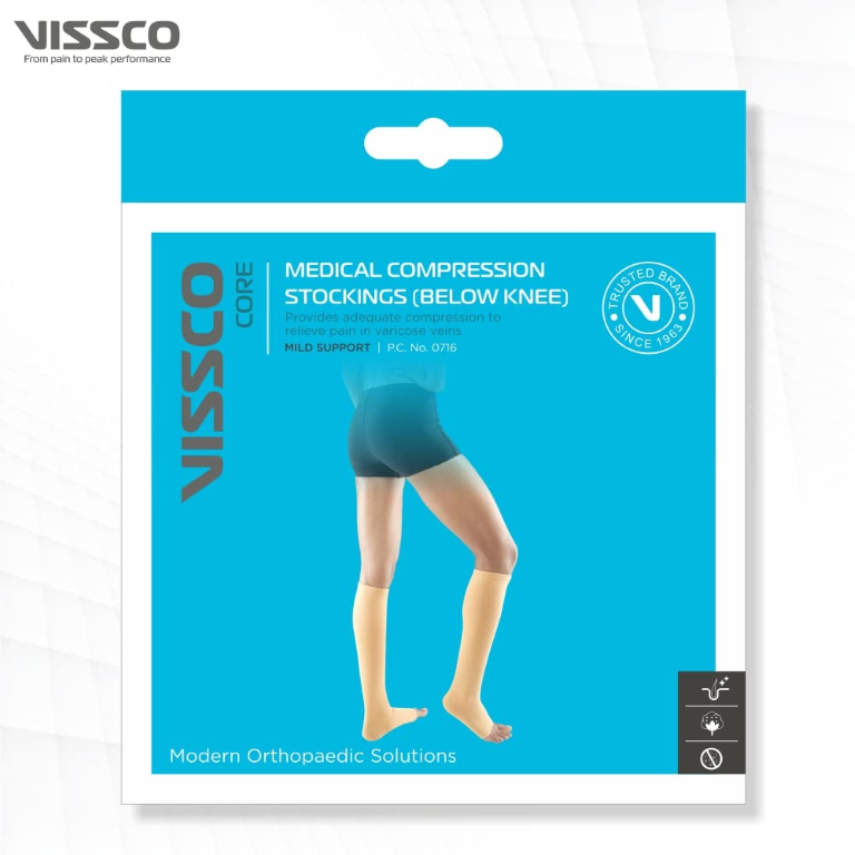 Vissco Medical Compression Stockings (Below Knee) XXL