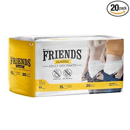 FRIENDS PREMIUM ADULT DRY PANTS SIZE XL PACK OF 3